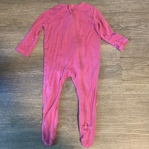 Kyte Baby footed sleeper, 3-6 months, sangria